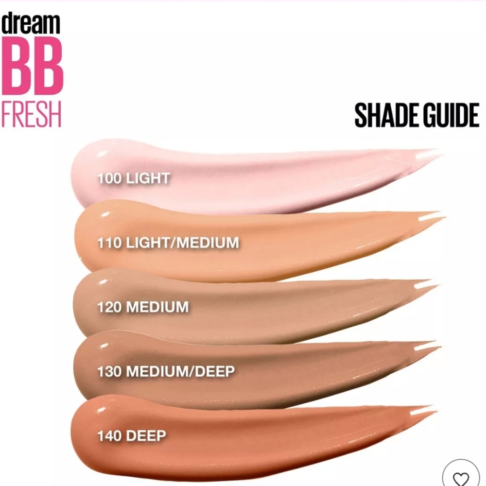New Maybelline Dream Fresh BB Cream - 1 fl oz Shade 110 Light/medium - Picture 3 of 5